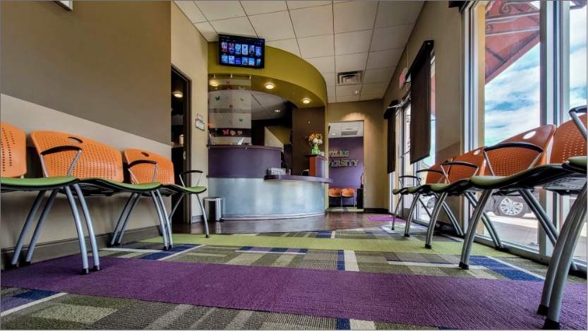 Seating in dental office waiting room